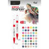 RİCH ART-X ACRYLİC DUO MARKER SET 48 RENK