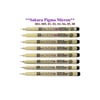 SAKURA PiGMA MiCRON 8'li SET