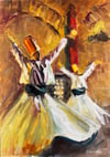 Figüratif TablolarSemazenler Modern Yağlı Boya Tablo