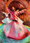 Figüratif TablolarSemazenler Modern Yağlı Boya Tablo