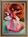 Figüratif TablolarSemazenler Modern Yağlı Boya Tablo