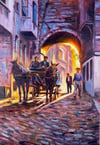İstanbul temalı tablolarEski İstanbul' dan Yağlı Boya Tablo