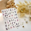 Stiker 50 Tırnak stiker çiçek temalıArti For YouStiker çeşitleriStiker 50 Tırnak stiker çiçek temalı