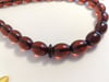 Kehribar Tesbih %100 Baltic Amber-Damla Dark Honey
