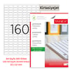 Tanex Lazer Etiket tw-2280 100 A4 Sayfa Laser Etiket 22 x 12 mm Boyutunda 1 A4 Sayfada 160 Etiket