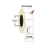 Termal Etiket 25 x 45 mm 1 Rulo  1000 Adet Termal Barkod Etiketi 