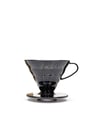 HARIO V60 02 Siyah Şeffaf Dripper Set