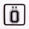 PATCHDM-46DM-46 BEYAZ HARF PACTHLER