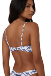 Akdeniz Dalga Köpüğü ve Kılıç Balığı Desenli Premium Üçgen Bikini Set