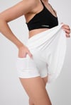 HIGHRISE FLEXFLOW™ Yüksek Bel Tenis Spor & Aktif Yaşam Etek-Şort (Skort)