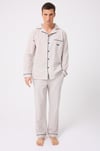L’ESPADON MARISILK™ Premium Dokuma Uzun Kollu Uzun Paçalı Erkek Pijama Takımı