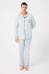 L'ESPADON MARISILK™ Premium Dokuma Uzun Kollu Uzun Paçalı Erkek Pijama Takımı