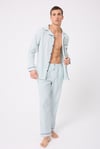 L'ESPADON MARISILK™ Premium Dokuma Uzun Kollu Uzun Paçalı Erkek Pijama Takımı