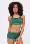 MARINEFLEX™ Nautical Athleisure Askılı Crop Atlet