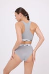 RACER CROP TOP™ Racer Back Crop Top (Konforlu Şekillendirilmiş Bel Bantlı)