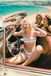 Riviera Beyaz / Kırmızı / Lacivert Çizgili Premium Bandeau Bikini Set