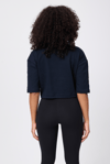 SIDEVENT™ Her İki Yanı Fermuarlı Crop Sweatshirt