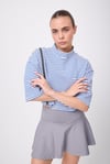 SIDEVENT™ Tek Yan Fermuarlı Crop Sweatshirt