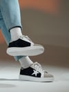 Bloom Model Hakiki Deri El Yapımı Lacivert Süet Sneaker Ayakkabı 