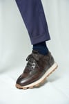 Dustin Model Hakiki Deri El Yapımı Kahverengi Sneaker Ayakkabı