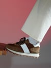 Dustin Model Hakiki Deri El Yapımı Vizon Sneaker Ayakkabı
