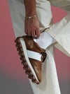 Dustin Model Hakiki Deri El Yapımı Vizon Sneaker Ayakkabı