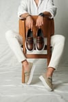 Hector Model Hakiki Deri El Yapımı Erkek Kahverengi Casual Ayakkabı