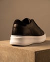 Johan Model Hakiki Deri El Yapımı Siyah Deri Sneaker Ayakkab