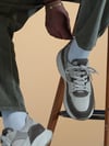 Lenora Model Hakiki Deri El Yapımı Bej Süet Deri Sneakers Ayakkabı