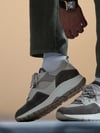 Lenora Model Hakiki Deri El Yapımı Bej Süet Deri Sneakers Ayakkabı