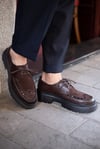Liam Model Hakiki Deri El Yapımı Kahverengi Casual Ayakkabı 