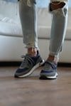 Parmenion Model Erkek Hakiki Deri Lacivert Sneaker 