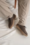 Sisley Model Hakiki Deri El Yapımı Erkek Haki Casual Ayakkabı