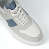 Strauss Model Hakiki Deri El Yapımı Erkek Beyaz - Lacivert Sneaker
