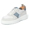 Strauss Model Hakiki Deri El Yapımı Erkek Beyaz - Lacivert Sneaker