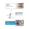 Black+Decker BHSM1615DSM-QS Delta Başlıklı, SteaMitt 1600W 2'si 1 arada Steam-Mop, Gri, Mor