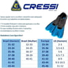 Cressi Agua Short Palet Havuz Yüzücü Paleti Palet Siyah/Mavi 45-46