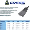 Cressi Gara 3000 LD Palet Uzun Mesafe Yüzücü Paleti Paleti 44-45