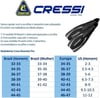 Cressi Yetişkin Reaction pro Palet Siyah Gri  38-39