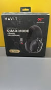 Havit Gamenote Fuxi-H3 Gaming Oyuncu Mikrofonlu Kulaklığı 7.1 - 4 Modlu (BT, 2.4Ghz, Type-C, 3.5mm) Siyah (Teşhir&Outlet)