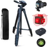 KOBB KBL16T 160CM Su Terazili Profesyonel Alüminyum Lazer Tripod, Siyah