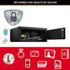 Master Lock LX110BEURHRO Biyometrik Kasa Parmak İzli, Siyah, 19,5 x 43 x 37 cm
