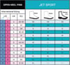 Scubapro Twin Jet Palet Siyah - L (44-45)
