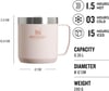 Stanley Klasik Paslanmaz Çelik Termos Bardak 0.35 Lt Pembe