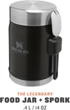 Stanley Klasik Paslanmaz Çelik Yemek Termosu Kaşıklı  0.40 Lt Mat Siyah