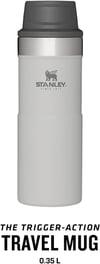 Stanley Klasik Trigger-Action Seyehat Bardağı 0.35 Lt Koyu Beyaz