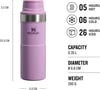 Stanley Klasik Trigger-Action Termos Bardak 0.35 Lt Lila