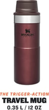 Stanley Klasik Trigger Action Termos Bardak 0.35 lt Bordo