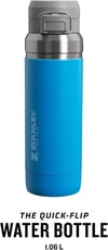 STANLEY The Quick Flip Paslanmaz çelik Termos 1.06 lt Azure Mavi