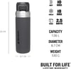 Stanley The Quick Flip Paslanmaz Çelik Termos Bardak 1.06 Lt Füme